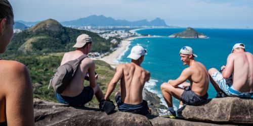 trekking a pedra do Telegrafo